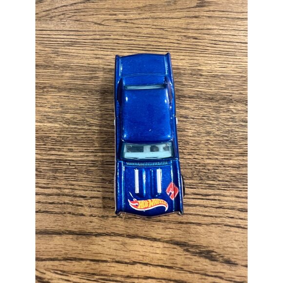 Hot Wheels 67 Chevelle Die-Cast Car Blue Metallic Finish Collectible Toy - Picture 3 of 4